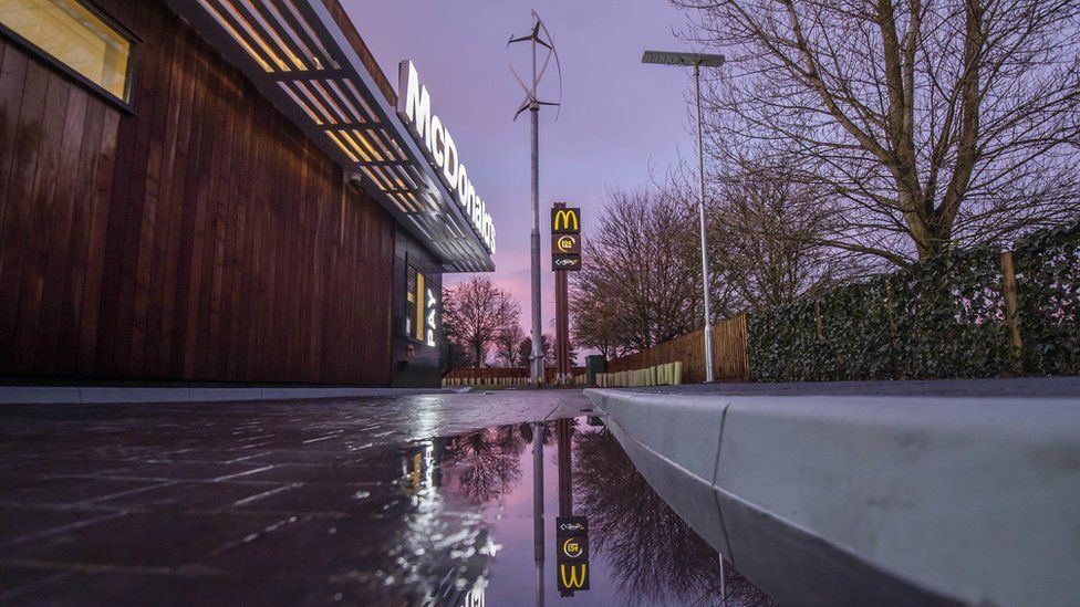 McDonald's-ის პირველი რესტორანი ეკოლოგიურად სუფთა შენობაში